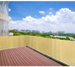 Aufun PVC Recinzione paravista per Giardino, Balcone e terrazza Canniccio Protezione Tappetino Frangivista Frangivento Antivento - 500x160cm, bambù