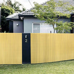 Aufun PVC Recinzione paravista per Giardino, Balcone e terrazza Canniccio Protezione Tappetino Frangivista Frangivento Antivento - 500x160cm, bambù