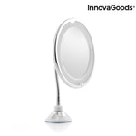 Specchio con Lente d'Ingrandimento LED con Braccio Flessibile e Ventosa Mizoom InnovaGoods